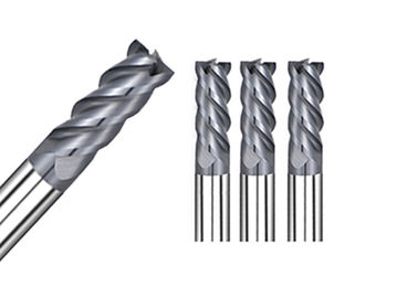 HRC68° Alta velocidad Alta dureza Flat Carbide End Mill Cutter 4 Flauta Larga vida útil